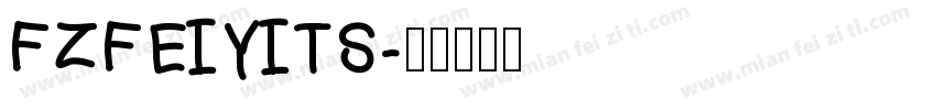 FZFEIYITS字体转换