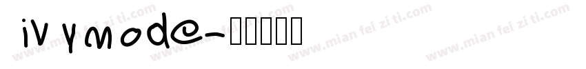 ivymode字体转换
