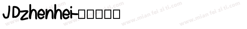 JDzhenhei字体转换