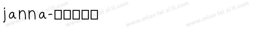 janna字体转换