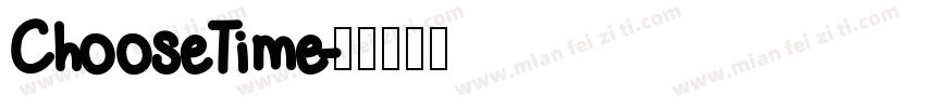 ChooseTime字体转换