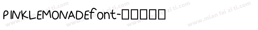 PINKLEMONADEfont字体转换