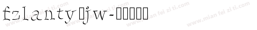 fzlanty—jw字体转换