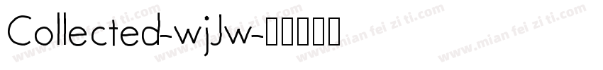 Collected-wjJw字体转换
