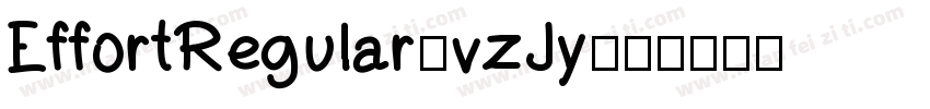 EffortRegular-vzJy字体转换