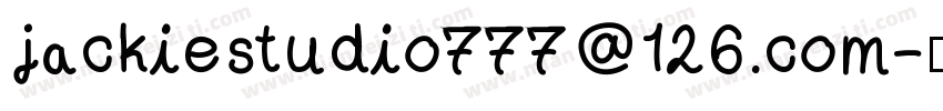 jackiestudio777@126.com字体转换
