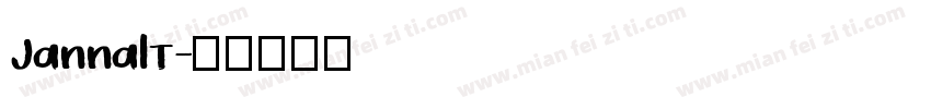 JannalT字体转换