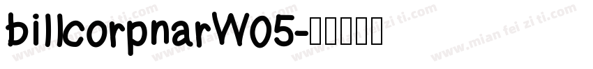 billcorpnarW05字体转换