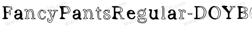FancyPantsRegular-DOYB0字体转换