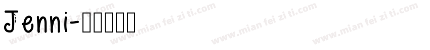 Jenni字体转换