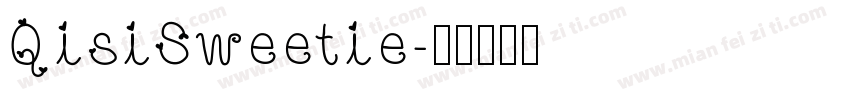 QisiSweetie字体转换