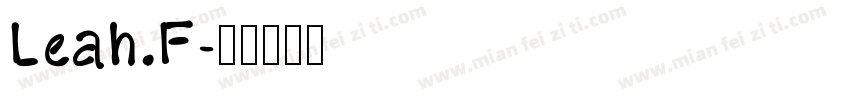 Leah.F字体转换