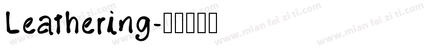 Leathering字体转换