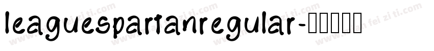 leaguespartanregular字体转换