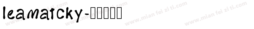 leamatcky字体转换