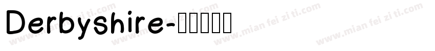 Derbyshire字体转换