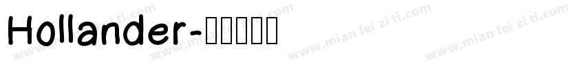 Hollander字体转换