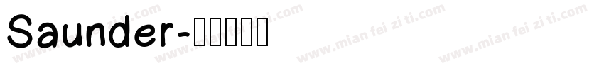 Saunder字体转换