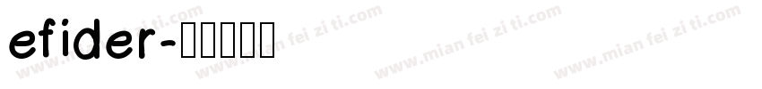 efider字体转换
