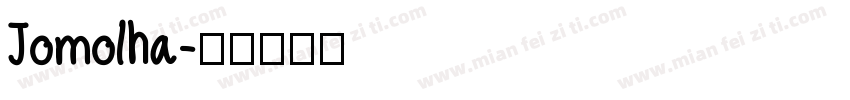 Jomolha字体转换