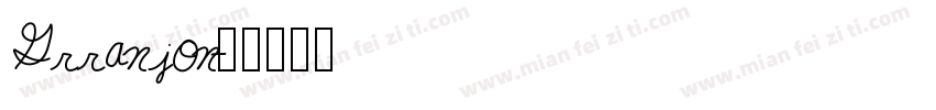 Grranjon字体转换