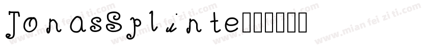 JonasSplinte字体转换