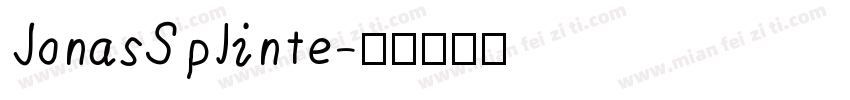 JonasSplinte字体转换