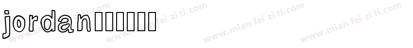 jordan字体转换