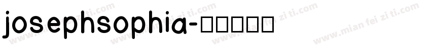 josephsophia字体转换