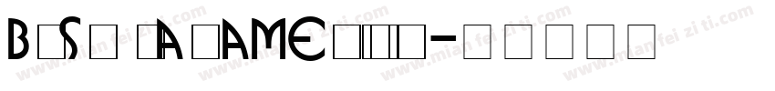 BusoramaMedium字体转换