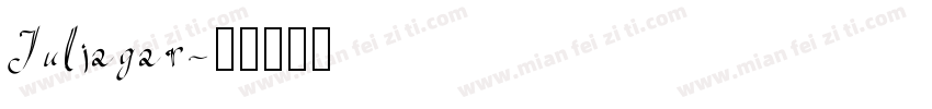 Juliagar字体转换