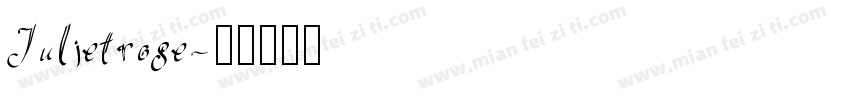 Julietrose字体转换