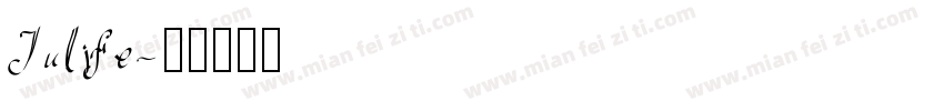 Julife字体转换