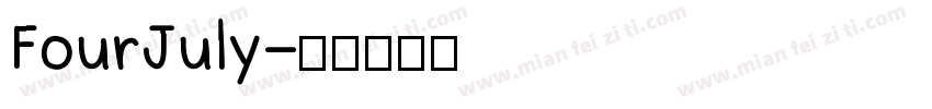 FourJuly字体转换
