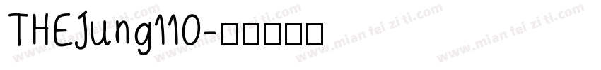 THEJung110字体转换
