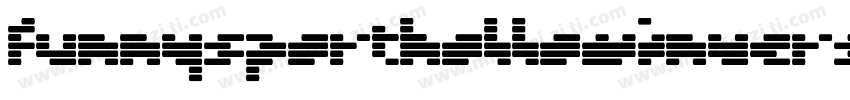 FunnySportHollowInverse-o27d字体转换