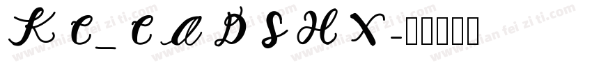 KC_CADSHX字体转换