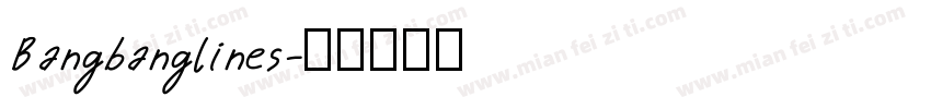 Bangbanglines字体转换