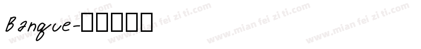 Banque字体转换