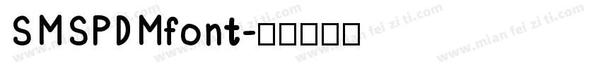 SMSPDMfont字体转换