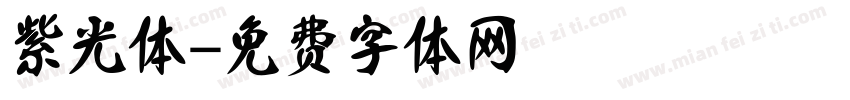 紫光体字体转换
