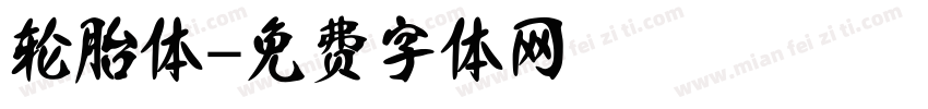 轮胎体字体转换
