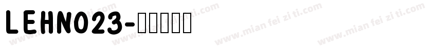 LEHN023字体转换