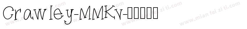 Crawley-MMKv字体转换