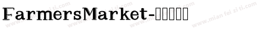 FarmersMarket字体转换