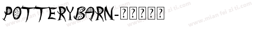 PotteryBarn字体转换