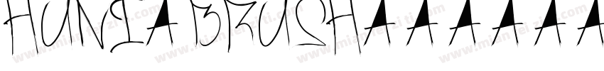 Huni_Brush字体转换