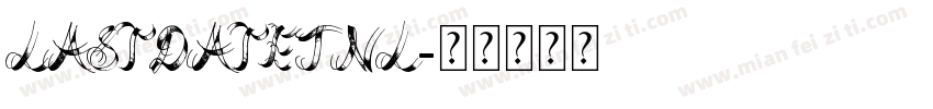 LastDateJNL字体转换