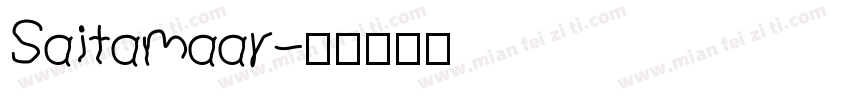 Saitamaar字体转换