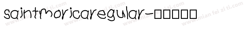 saintmoricaregular字体转换